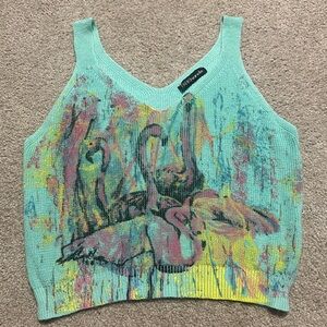 Vintage flamingo top